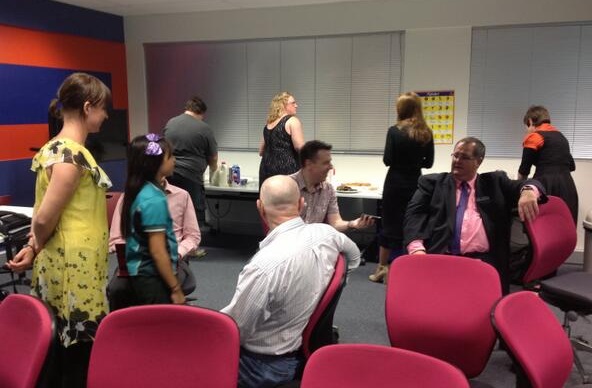 Tea break at #TMBrisbane (photo by author)